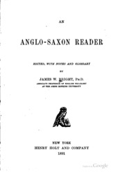An Anglo-saxon Reader