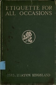 Etiquette For All Occasions