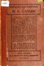 Speeches And Writings Of M.k. Gandhi