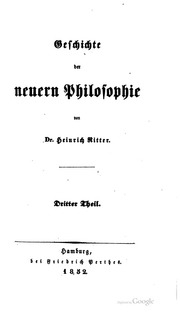 Geschichte der Philosophie
