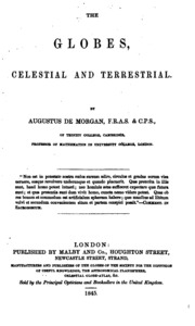 The Globes, Celestial And Terrestrial