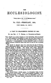 The Ecclesiologist