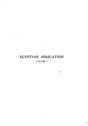 Egyptian Irrigation