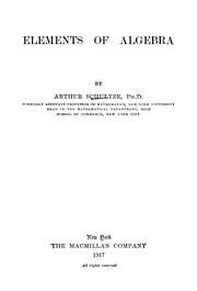 Elements Of Algebra
