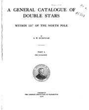 A General Catalogue of Double Stars Within 121 ̊of the North Pole
