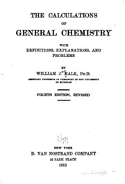 حسابات الكيمياء العامة مع التعريفات والتفسيرات والمشاكل