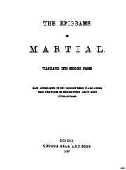 The Epigrams Of Martial
