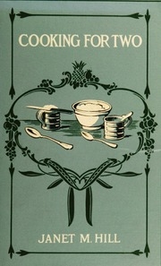 Cooking For Two; A Handbook For Young Housekeepers