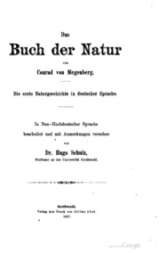 Das Buch Der Natur