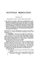 Egyptian Irrigation