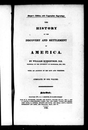 The History Of The Discovery And Settlement Of America