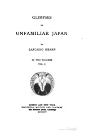Glimpses Of Unfamiliar Japan