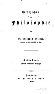 Geschichte der Philosophie