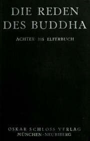 Die Reden des Buddha aus dem 
