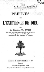 Preuves De L'existence De Dieu