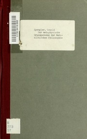 Der Metaphysische Grundgedanke Der Heraklitischen Philosophie
