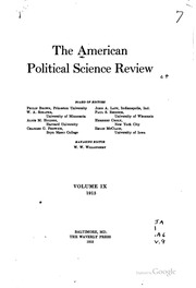 The American Political Science Review
