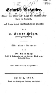 Heinrich Grégoire, Bischof von Blois und Haupt des constitutionellen Clerus in Frankreich