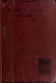 Economic Foundations Of Society;