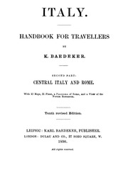 Italy : Handbook For Travellers
