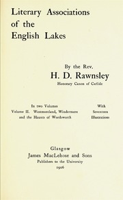 Literary Associations Of The English Lakes