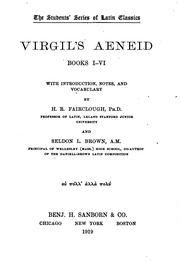 Aeneid, Books I-vi. With Introduction, Notes And Vocabulary