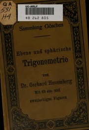 ...Ebene und sphärische trigonometrie