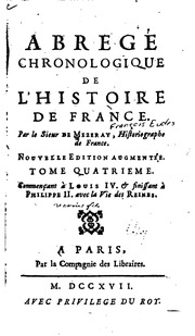 Abrégé chronologique de l'histoire de France
