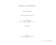 France And England In North America: A Series Of Historical Narratives