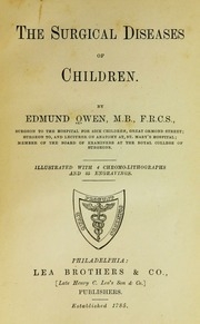 أمراض الأطفال الجراحية