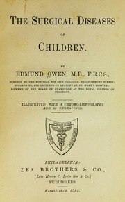 The Surgical Diseases Of Children