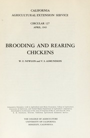 Brooding And Rearing Chickens