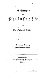 Geschichte der Philosophie