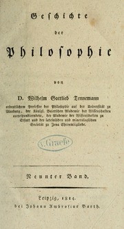 Geschichte der Philosophie