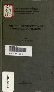 Aids To Identification Of Geological Formations