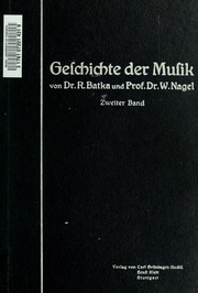 Allgemeine Geschichte Der Musik : Mit Bildern Und Notenbeispielen