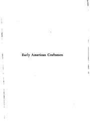Early American Craftsmen