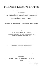 French lesson notes to accompany La première année de français..