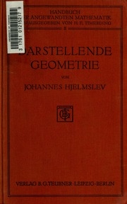 Darstellende Geometrie