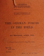 The German Forces In The Field