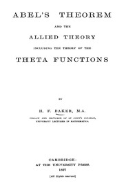 نظرية أبيلز ونظرية الحلفاء بما في ذلك نظرية وظائف ثيتا