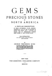 Gems And Precious Stones Of North America