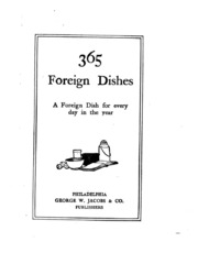 365 Foreign Dishes; A Foreign Dish For Every Day In The Year