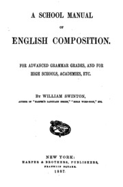 A School Manual Of English Composition