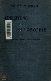 Einleitung in die Philosophie
