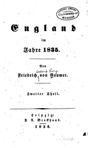 England In Jahre 1835