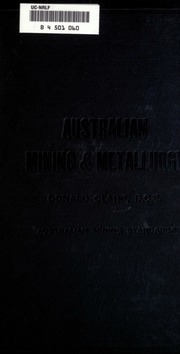 Australian Mining And Metalurgy