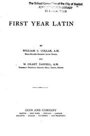 First Year Latin