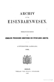 Archiv für Eisenbahnwesen