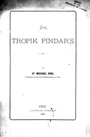 Zur Tropik Pindar's
